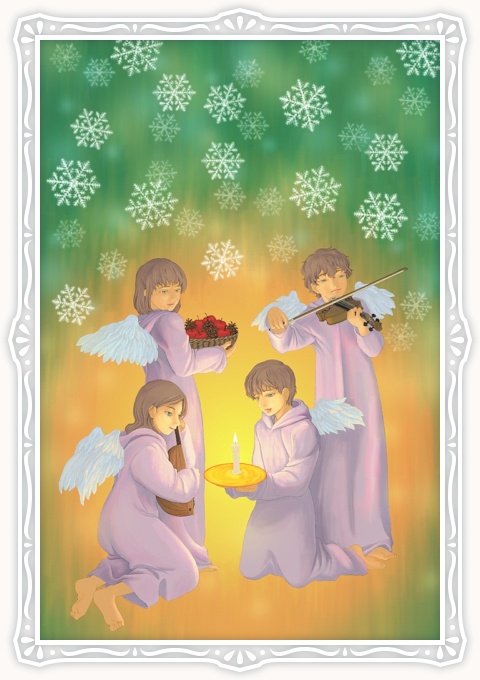 Angels with a Candle